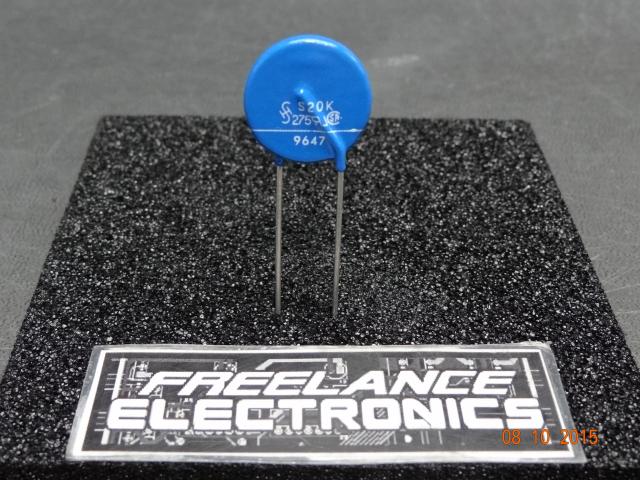 S20K275 | CAPACITOR | Freelance Electronics